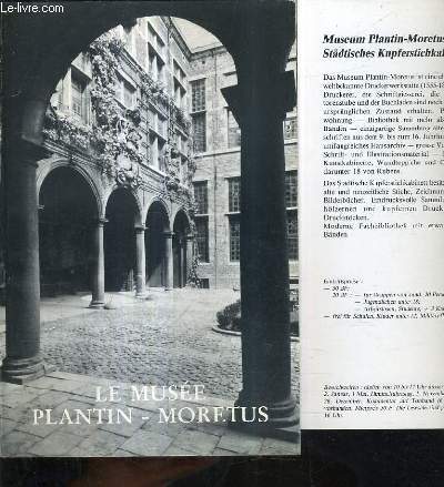 LE MUSEE PLANTIN MORETUS - VILLE D'ANVERS.