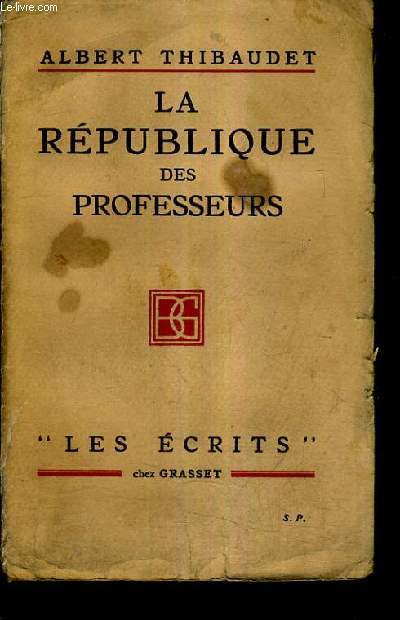 LA REPUBLIQUE DES PROFESSEURS.