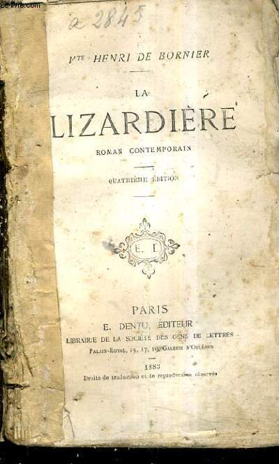 LA LIZARDIERE - ROMAN CONTEMPORAIN / 4E EDITION.