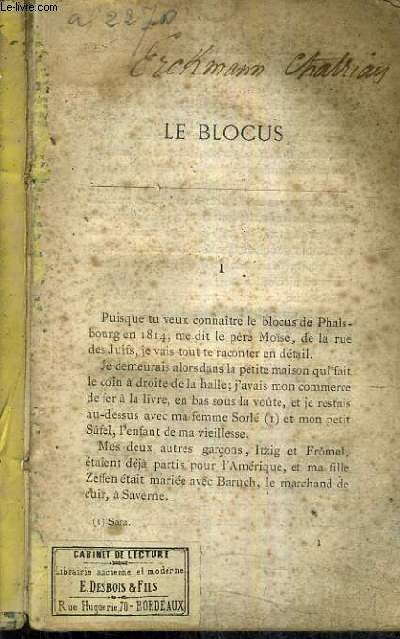 LE BLOCUS.