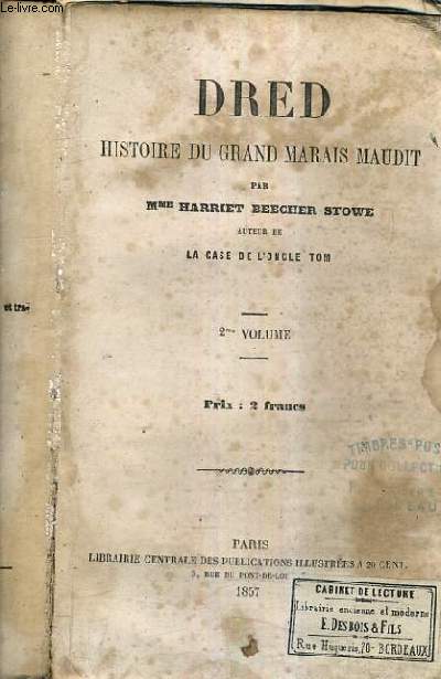 DRED HISTOIRE DU GRAND MARAIS MAUDIT - 2EME VOLUME.