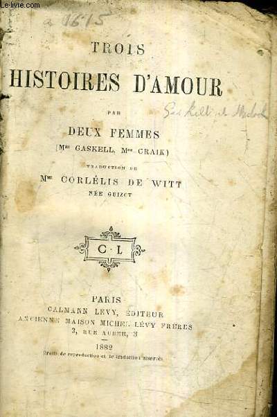 TROIS HISTOIRES D'AMOUR.