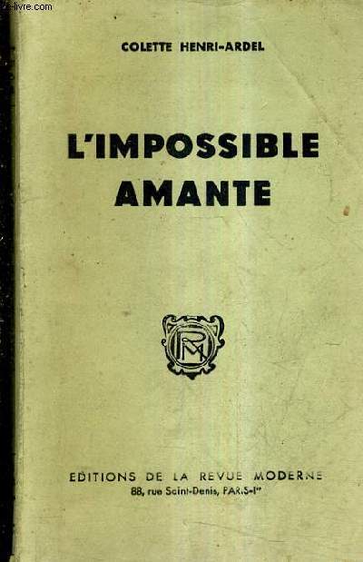 L'IMPOSSIBLE AMANTE.