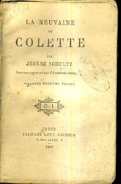 LA NEUVAINE DE COLETTE / 68E EDITION.