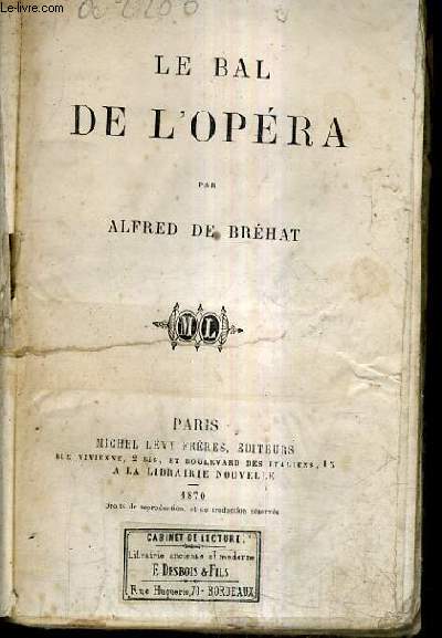 LE BAL DE L'OPERA.