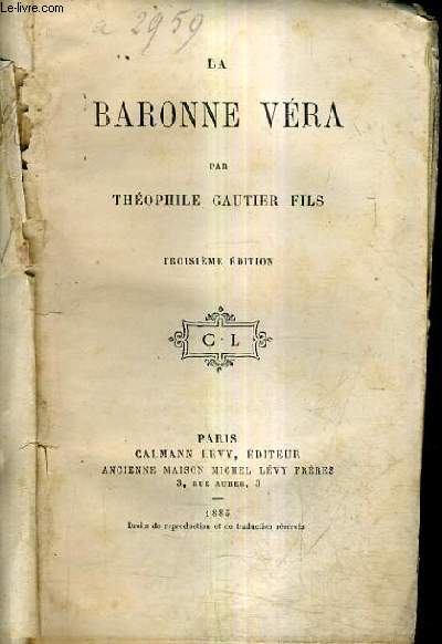 LA BARONNE VERA / 3E EDITION.