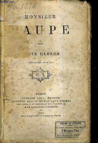 MONSIEUR PAUPE / 2E EDITION.