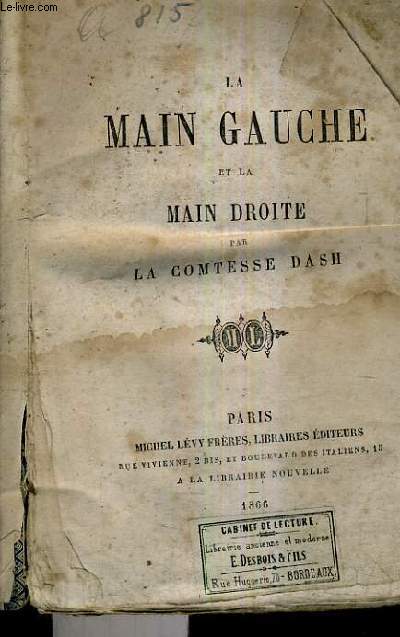 LA MAIN GAUCHE ET LA MAIN DROITE.