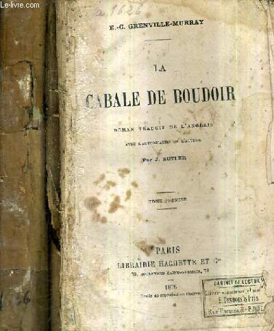 LA CABALE DE BOUDOIR / EN DEUX TOMES / TOMES 1 + 2.