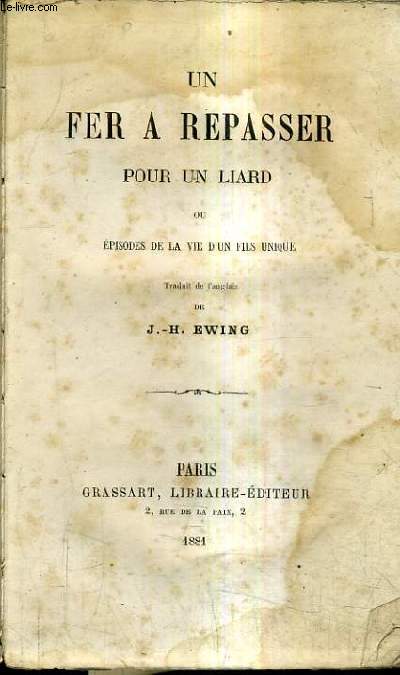 UN FER A REPASSER POUR UN LIARD OU EPISODES DE LA VIE D'UN FILS UNIQUE.