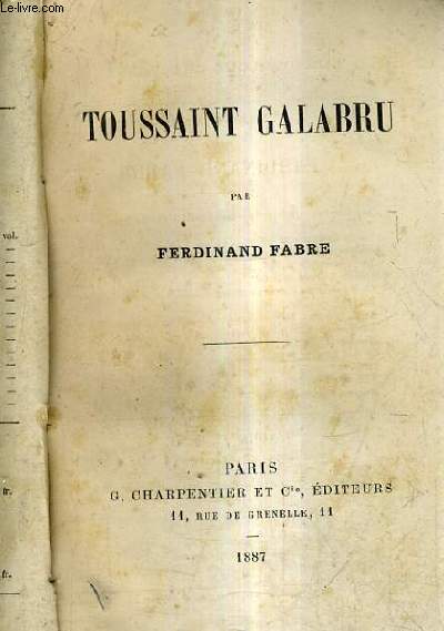 TOUSSAINT GALABRU.