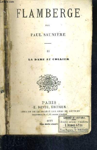 FLAMBERGE / TOME 2 : LA DAME AU COLLIER.