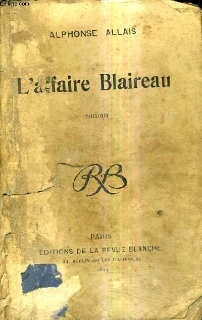 L'AFFAIRE BLAIREAU - ROMAN.