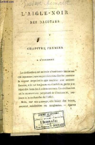 LES DRAMES DU NOUVEAU MONDE (DEUXIEME SERIE) - L'AIGLE NOIR DES DACOTAHS.