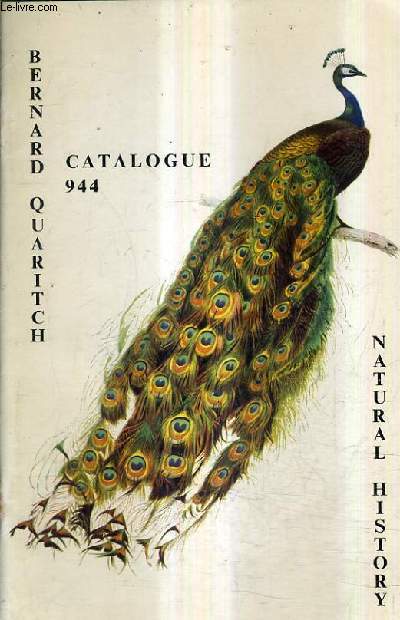 CATALOGUE 944 - NATURAL HISTORY - BERNARD QUARITCH - 1974.