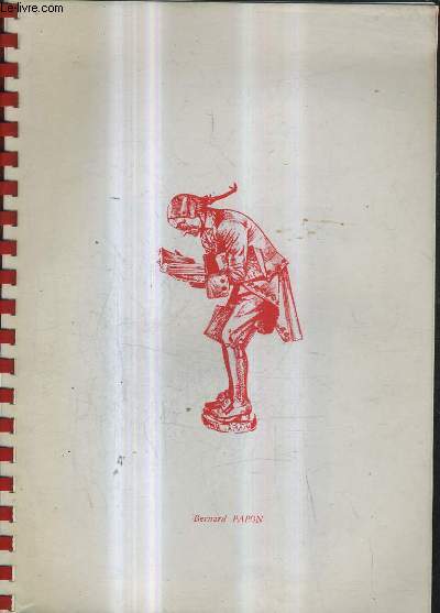 CATALOGUE DE LA LIBRAIRIE BERNARD PAPON.