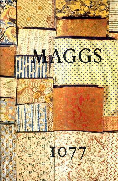 CATALOGUE EN ANGLAIS N1077 DE LA LIBRAIRIE MAGGS BROS LTD - NATURAL HISTORY SCIENCE AND MEDICINE.