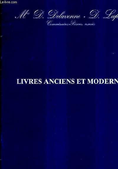CATALOGUES DE VENTES AUX ENCHERES - LIVRES ANCIENS ET MODERNES - DROUOT RICHELIEU SALLE 2 - 14 FEVRIER 1992.