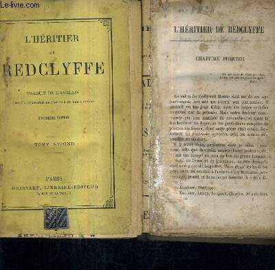 L'HERITIER DE REDCLYFFE / EN DEUX TOMES / TOMES 1 + 2 / 4E EDITION.