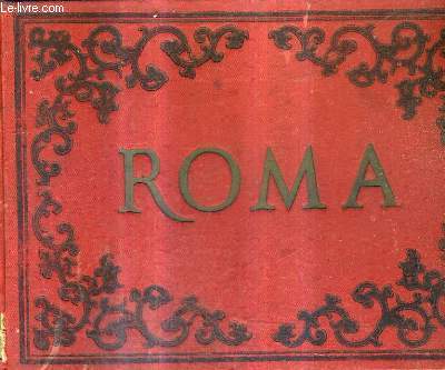 ROMA - Album de reproductions du 19e sicle de 16 photographies de 13 x 17 cm albumines et situes .