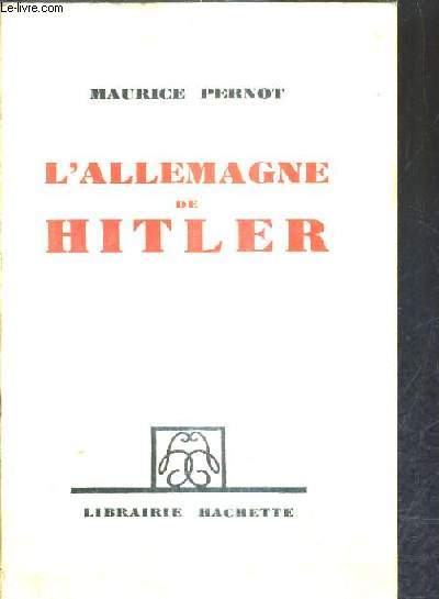 L'ALLEMAGNE DE HITLER.