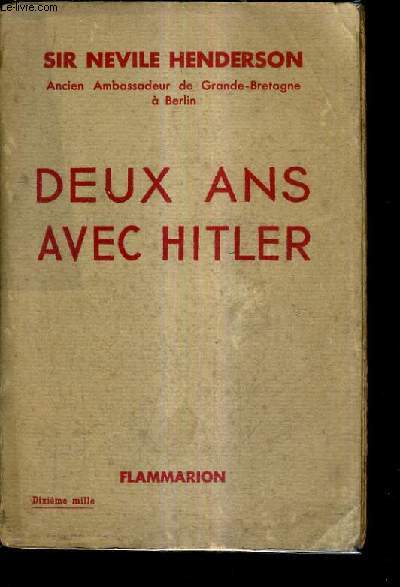 DEUX ANS AVEC HITLER.