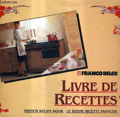 LIVRE DE RECETTES.