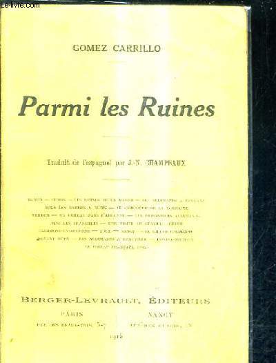 PARMI LES RUINES.