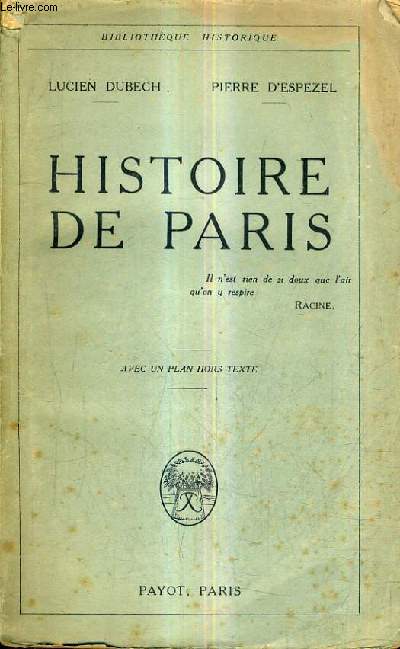 HISTOIRE DE PARIS.