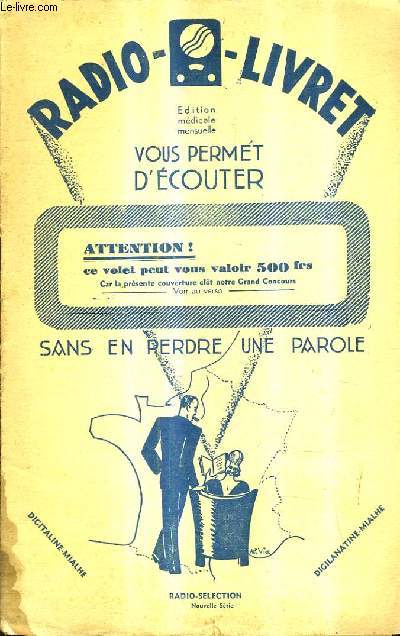 RADIO - LIVRET N132 4E ANNEE 9 FEVRIER 1929 - La traviata violetta opera en 4 actes musique de G.Verdi paroles franaises d'Edouard Duprez.