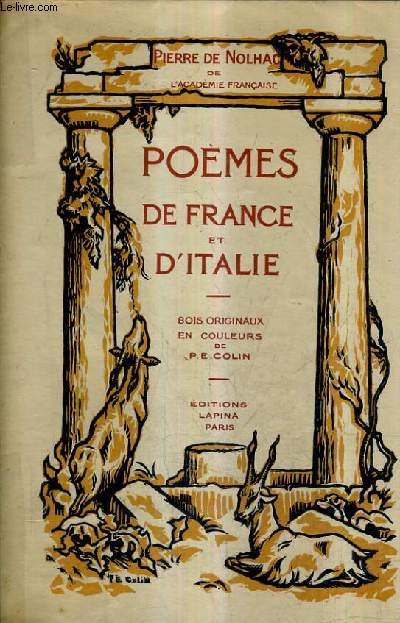 POEMES DE FRANCE & D'ITALIE.