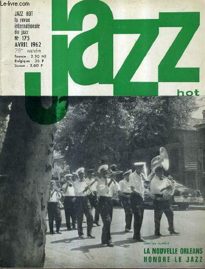 JAZZ HOT N175 AVRIL 1962 28E ANNEE.