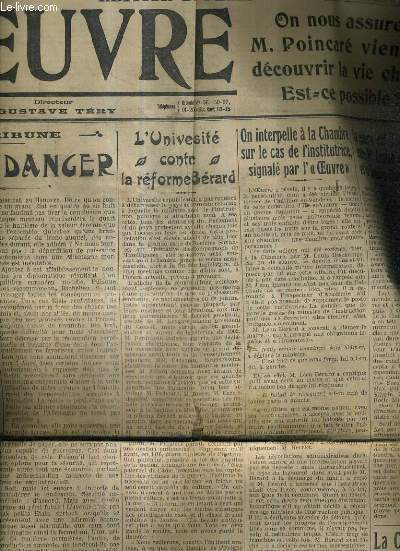 L'OEUVRE N2996 - VENDREDI 14 DECEMBRE 1923.