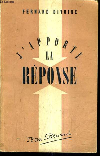 J'APPORTE LA REPONSE.