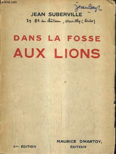DANS LA FOSSE AUX LIONS / 4E EDITION.