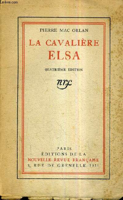 LA CAVALIERE ELSA / 4E EDITION.