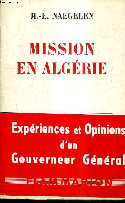 MISSION EN ALGERIE.