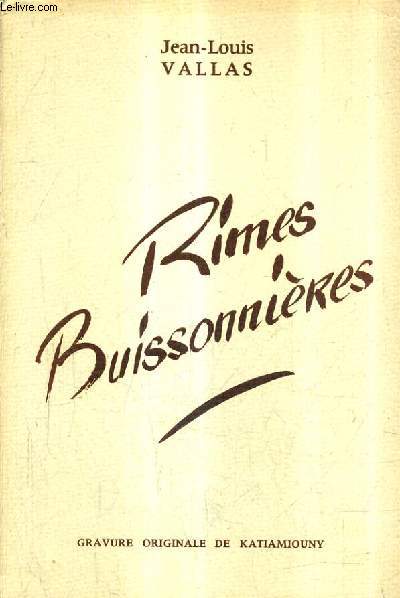 RIMES BUISSONNIERES.