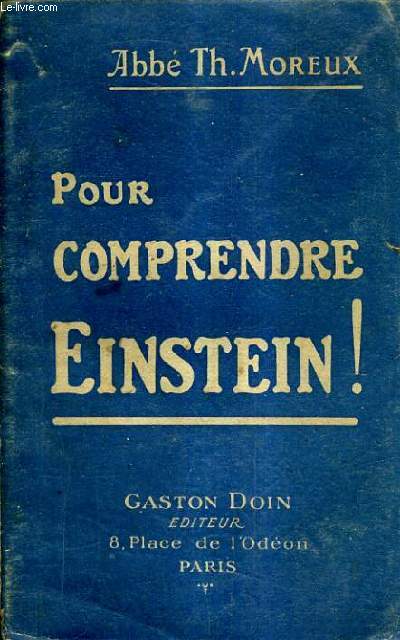 POUR COMPRENDRE EINSTEIN !.