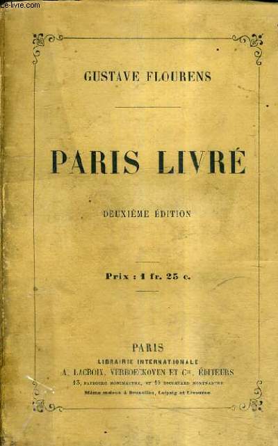 PARIS LIVRE / 2E EDITION.