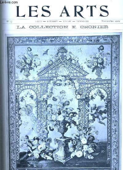 LES ARTS N47 NOVEMBRE 1905 - la collection E.Cronier - tribune des arts la dana primitif franais et vermejo.