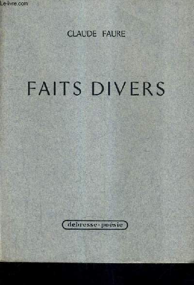 FAITS DIVERS.