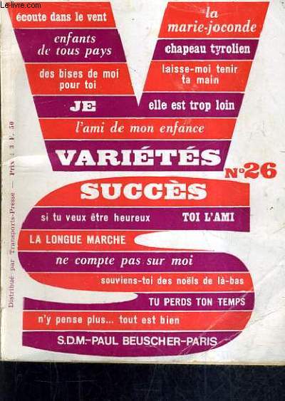 VARIETES SUCCES N26.