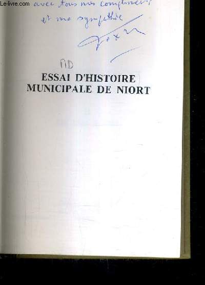 NIORT DE 1914 À 1925 PAR ANDRÉ TEXIER AUX ÉDITIONS DU TERROIR 1984 