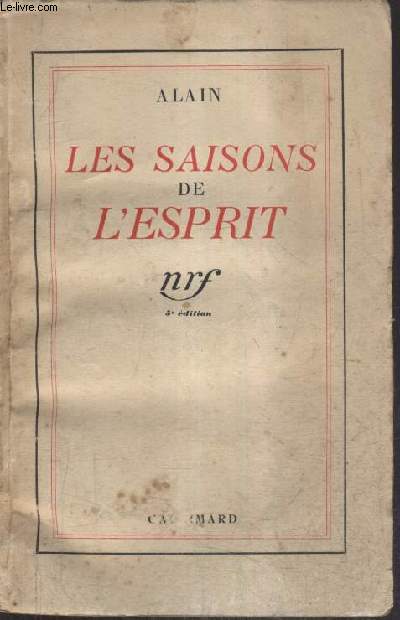 LES SAISONS DE L'ESPRIT / 5E EDITION.