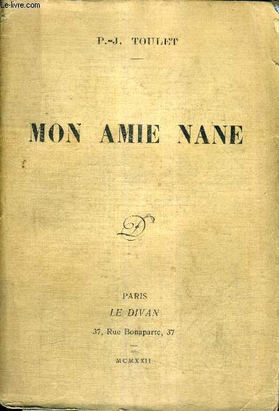 MON AMIE NANE - ROMAN.