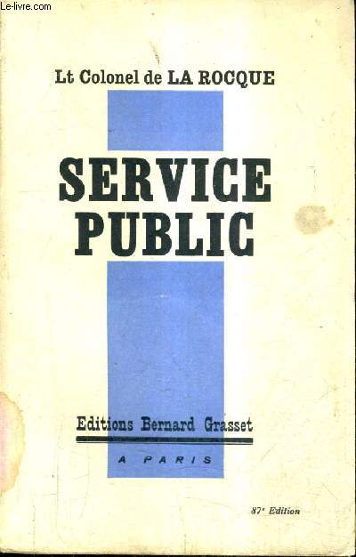 SERVICE PUBLIC.