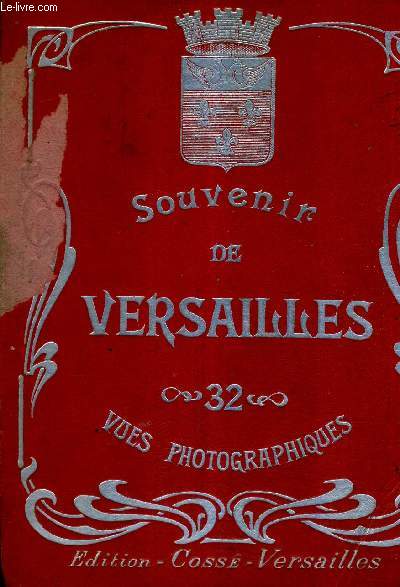 SOUVENIR DE VERSAILLES - ALBUM DE 32 VUES PHOTOGRAPHIQUES EN NOIR ET BLANC.