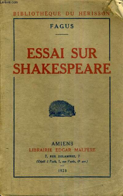 ESSAI SUR SHAKESPEARE.