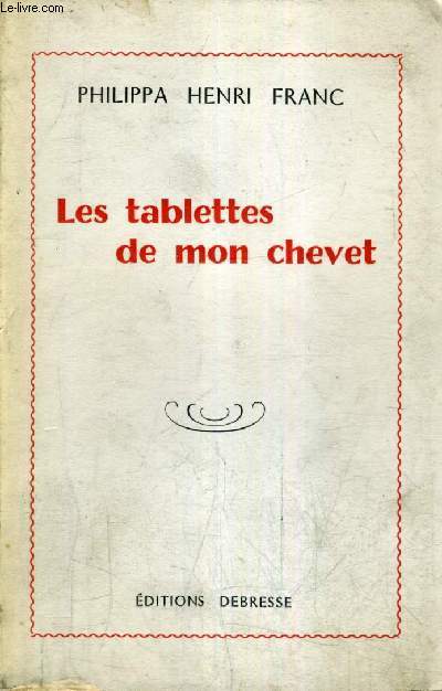 LES TABLETTES DE MON CHEVET.